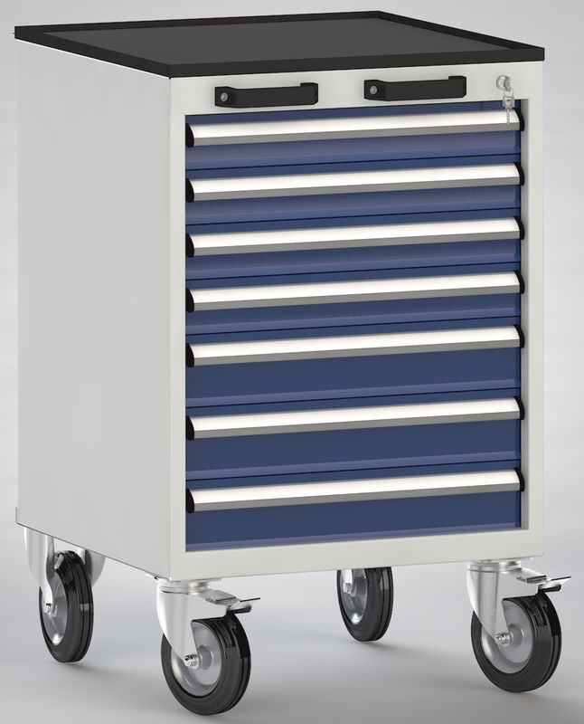 Produktbild KLW Standard Werkzeugwagen mit Abrollrand 572 x 655 x 915 mm