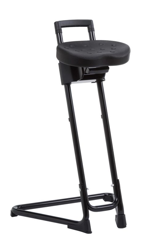 Produktbild KLW Stehhilfe Höhenverstellung von 600 - 840 mm schwarz