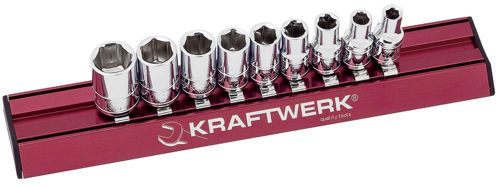 Produktbild KRAFTWERK Zoll Stecknusssatz MAGALU 1/4" 9 Teile