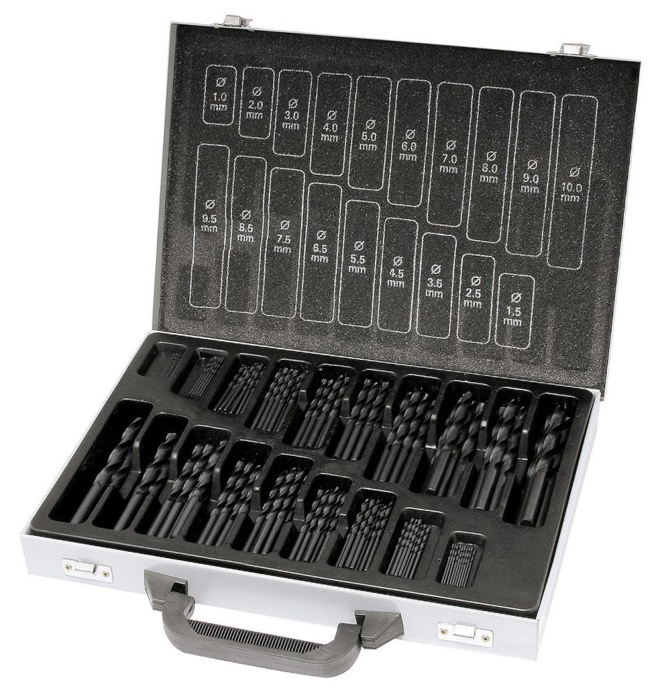 Produktbild KRAFTWERK Spiralbohrer Magazin HSS 1-10 mm 170 Teile