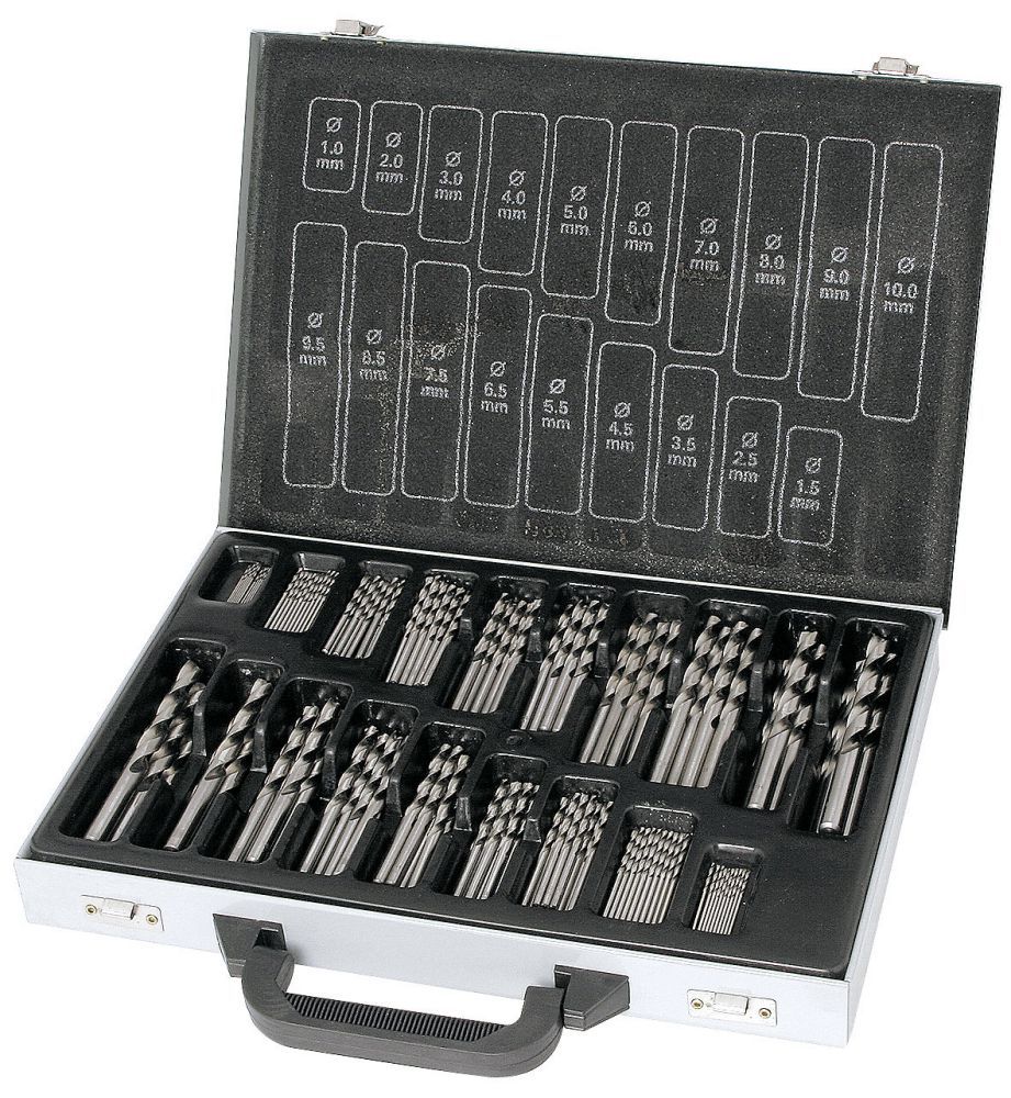 Produktbild KRAFTWERK Spiralbohrer-Magazin HSS-G 1-10 mm 170 Teile