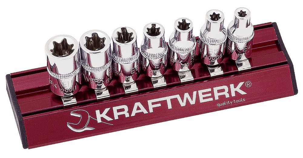 Produktbild KRAFTWERK MAGALU E-TX Stecknusssatz 1/4" 7 Teile