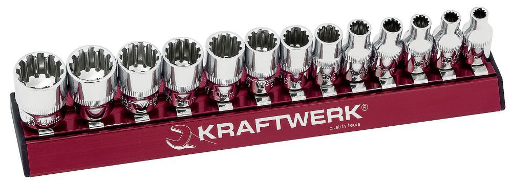 Produktbild KRAFTWERK COMBI Stecknusssatz MAGALU 1/4" 13 Teile