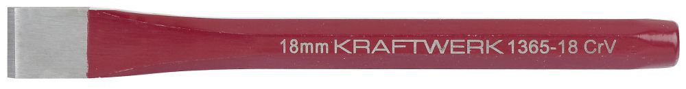 Produktbild KRAFTWERK Flachmeissel 18 mm x 165 mm lackiert