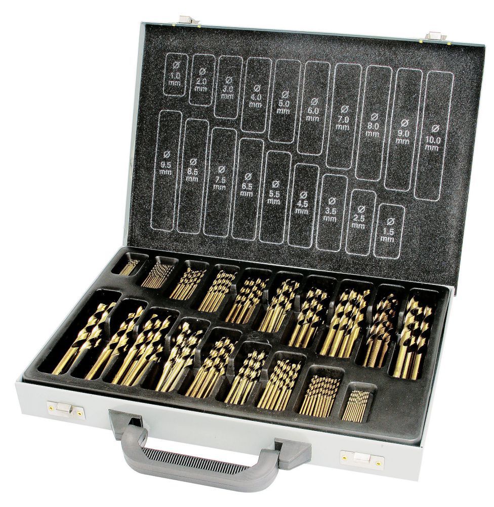 Produktbild KRAFTWERK Spiralbohrer-Mag. HSS-Co 1-10 mm 170 Teile