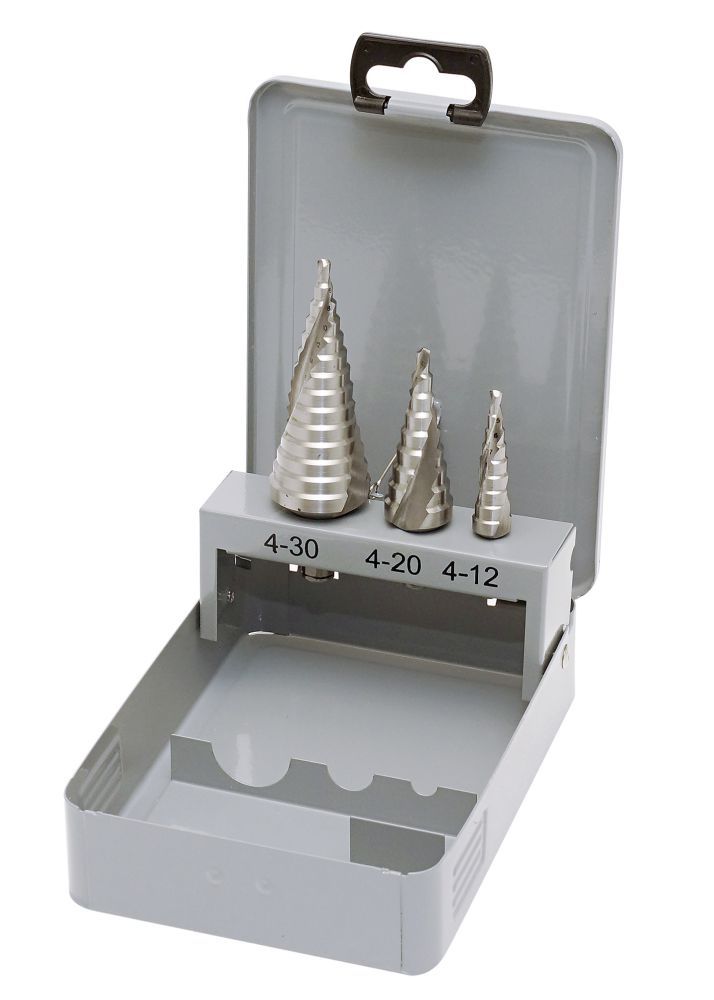 Produktbild KRAFTWERK Stufenbohrersatz HSS-E Co5 3 Teile