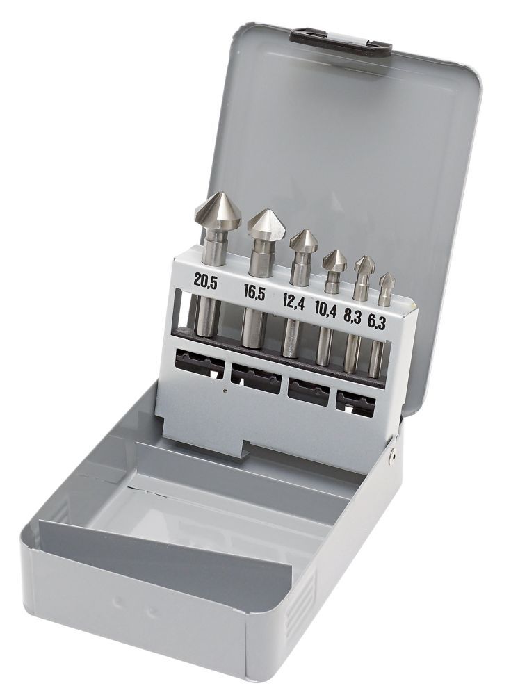 Produktbild KRAFTWERK Kegelsenkersatz 90° HSS-E Co5 6 Teile