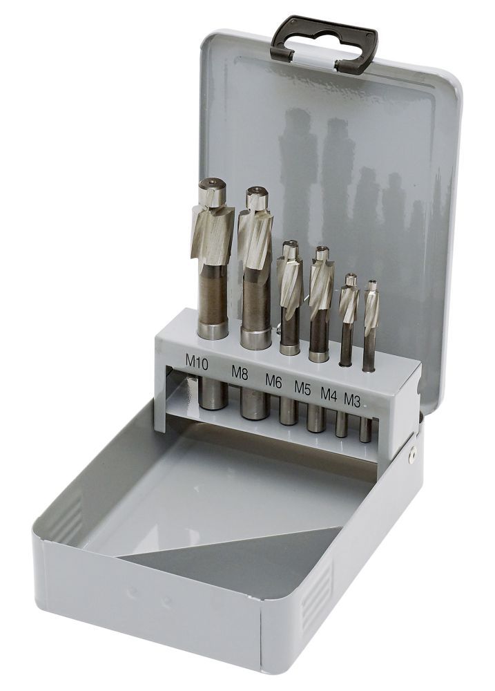 Produktbild KRAFTWERK Flachsenkersatz HSS-E Co5 6 Teile