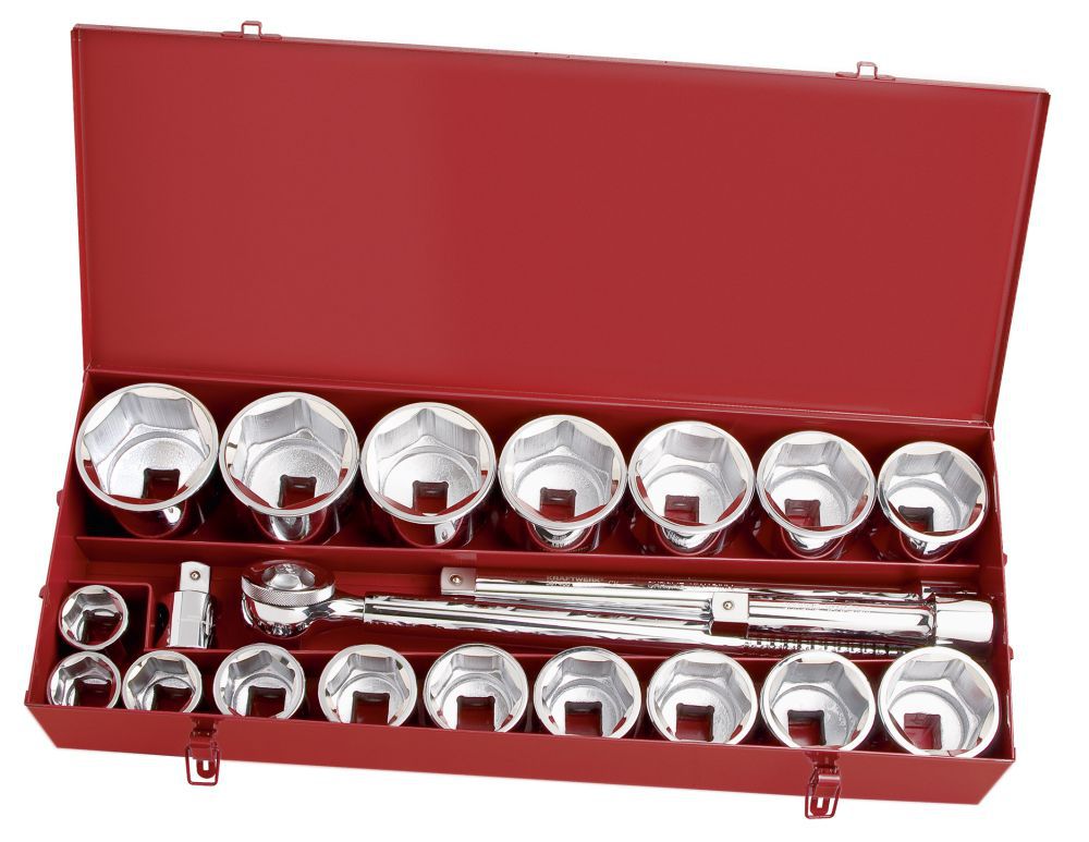 Produktbild KRAFTWERK 2053 Steckschlüssel Satz 1" 21 Teile