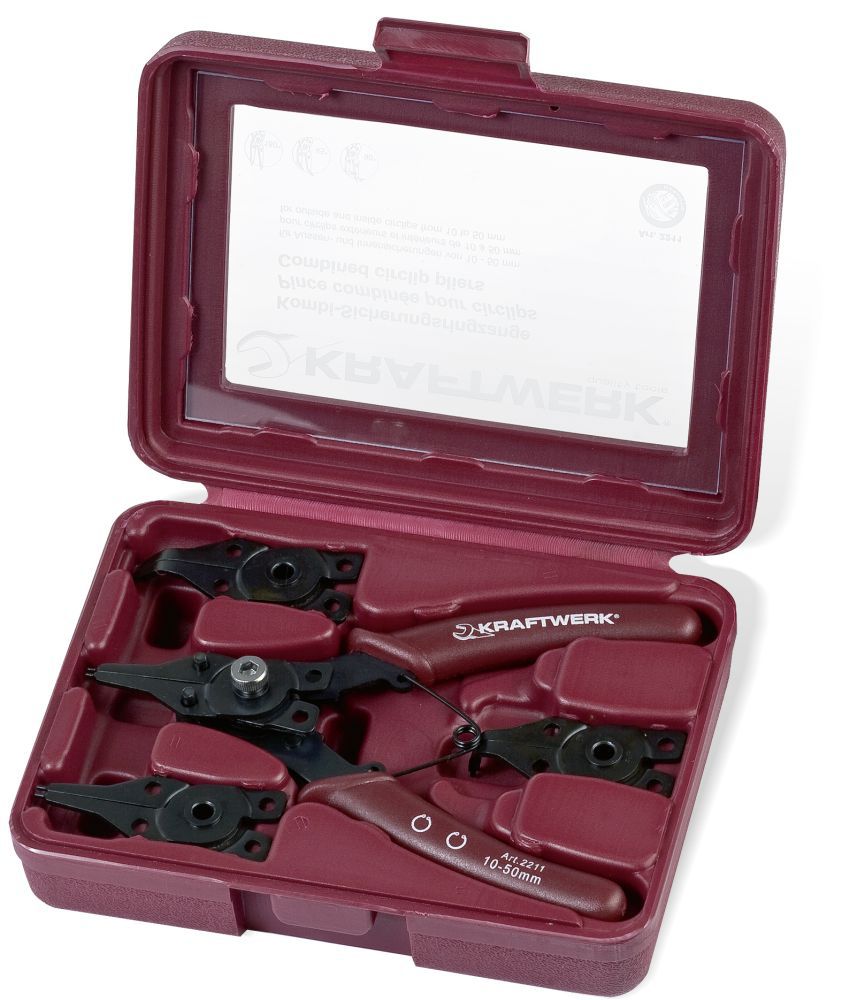 Produktbild KRAFTWERK Kombi Sicherungsringzange 4 in 1 bild 2