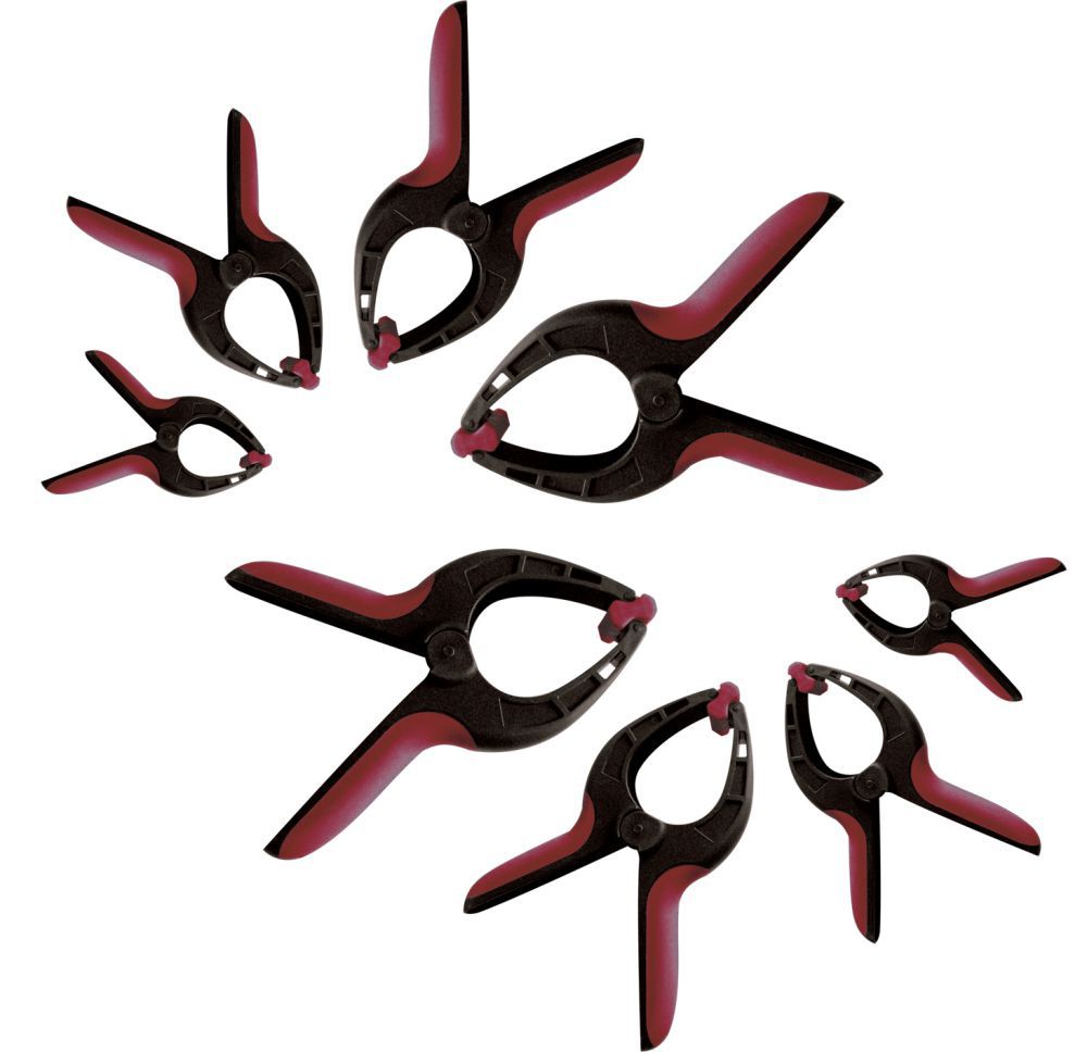 Produktbild KRAFTWERK Kunststoffklemmen Satz 8 Teile bild 1