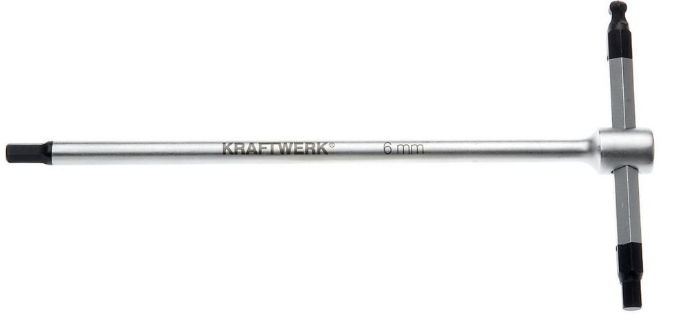 Produktbild KRAFTWERK Stiftschlüssel Innensechskant 6 mm T-Griff bild 1