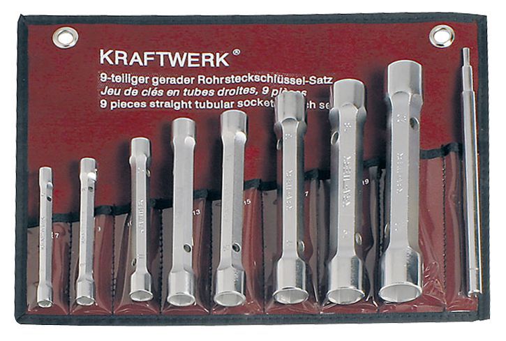 Produktbild KRAFTWERK Rohrsteckschlüsselsatz 6-22 mm und Stift