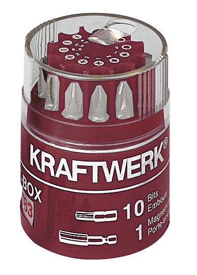 Produktbild KRAFTWERK 1/4" Universal Bit Box 11 Teile
