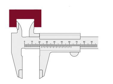 Produktbild KRAFTWERK Schieblehre 150 mm/0.05 mm x 1/128" bild 3