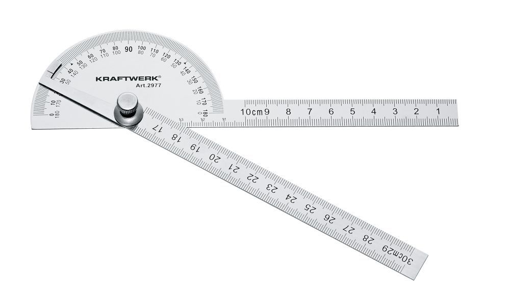 Produktbild KRAFTWERK Winkelmesser Stahl 0-180 Grad