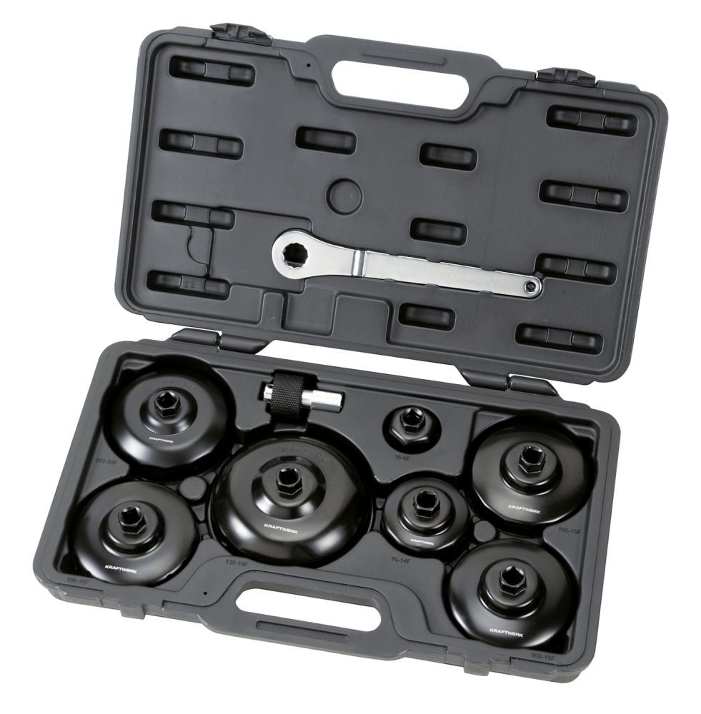 Produktbild KRAFTWERK Ölfilterschlüssel Satz für Nutzfahrzeuge 9 Teile