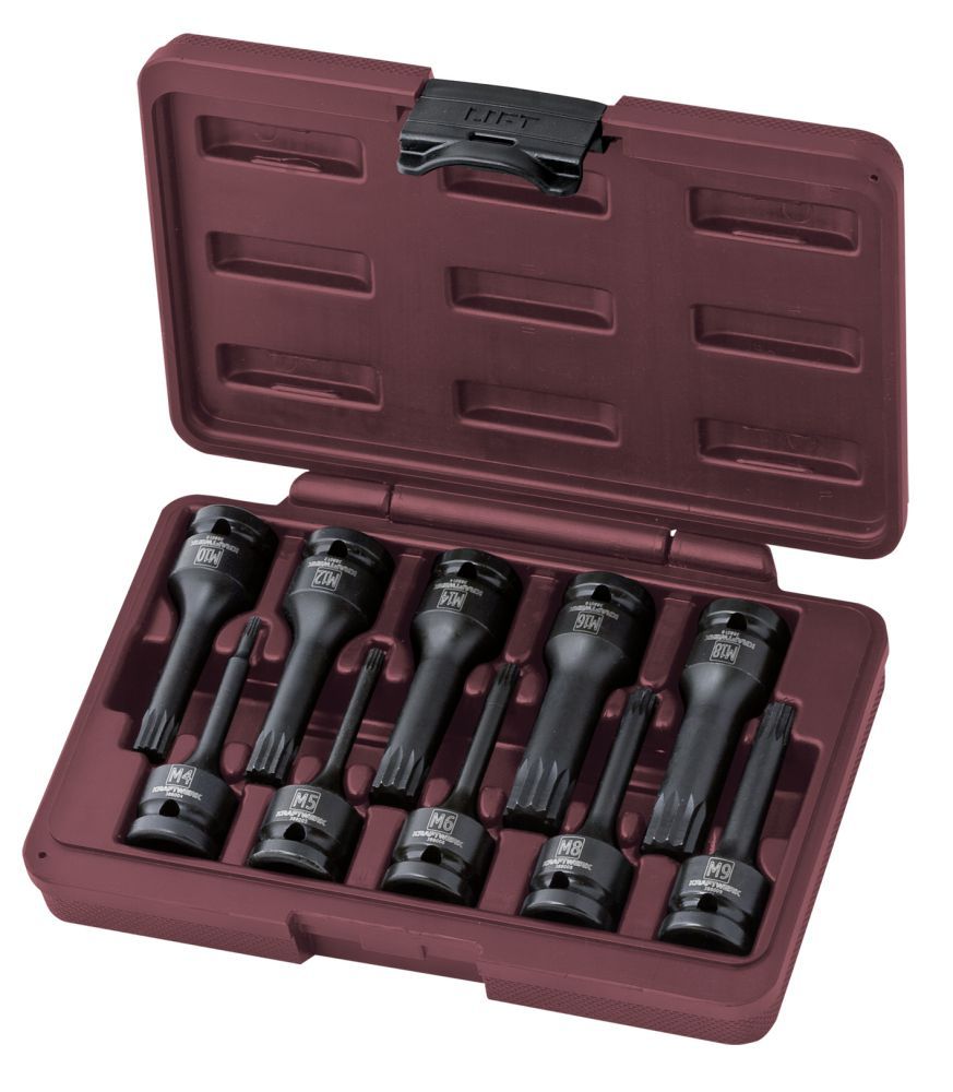 Produktbild KRAFTWERK XZN Schlag Stecknuss Satz10 Teile