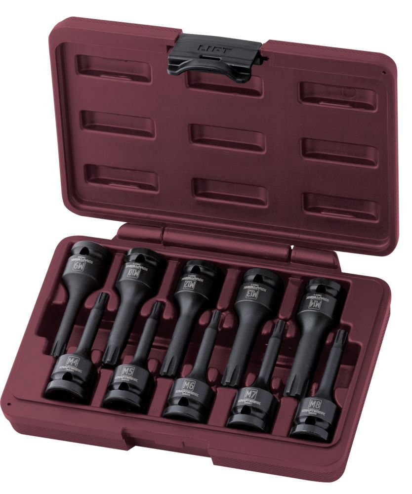 Produktbild KRAFTWERK RIBE Schlag Stecknuss Satz 10 Teile