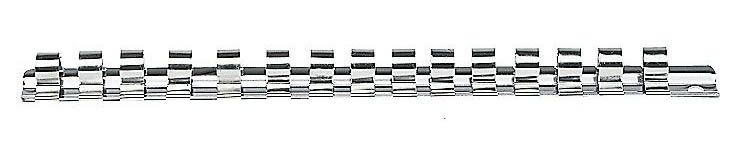Produktbild KRAFTWERK Stecknuss Schiene 3/8" mit 16 Clips