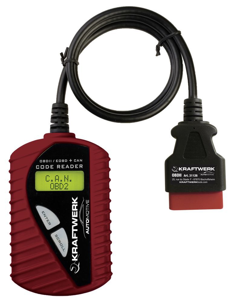 Produktbild KRAFTWERK OBD II Tester Diagnosegerät für Fahrzeuge
