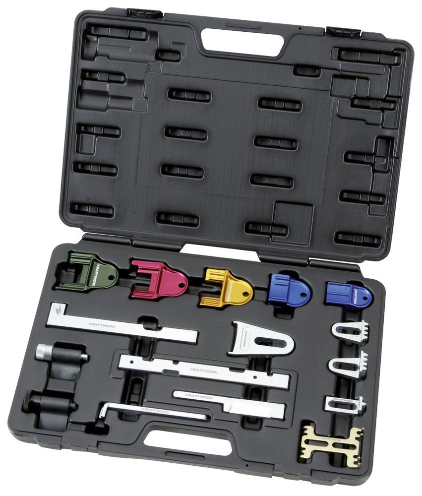 Produktbild KRAFTWERK Motoren Arretierwerkzeug Satz 16 Teile