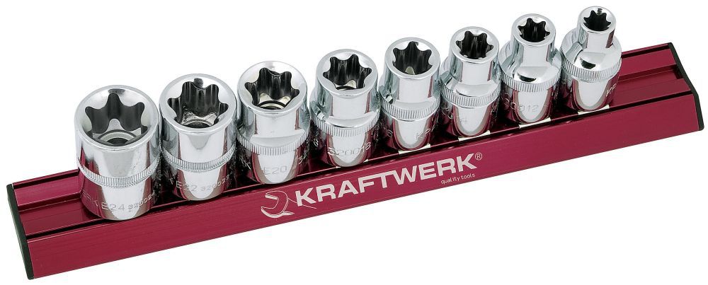 Produktbild KRAFTWERK MAGALU E-TX Stecknusssatz 1/2" 8 Teile