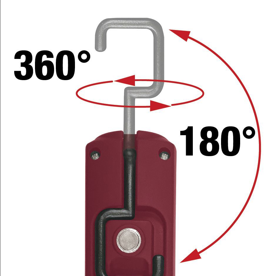 Produktbild KRAFTWERK Akku Handlampe 2W+3 LED COB LED bild 4