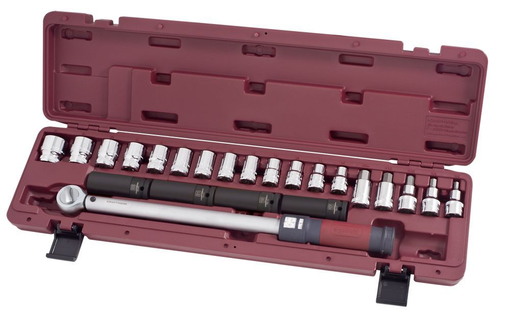 Produktbild KRAFTWERK Drehmomentschlüssel Satz 1/2" 40-200 Nm