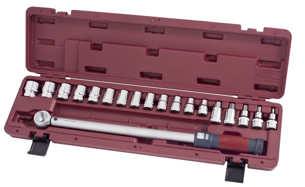 Produktbild Kraftwerk Drehmomentschlüssel Satz mit 1/2 Zoll 65 bis 335 Nm