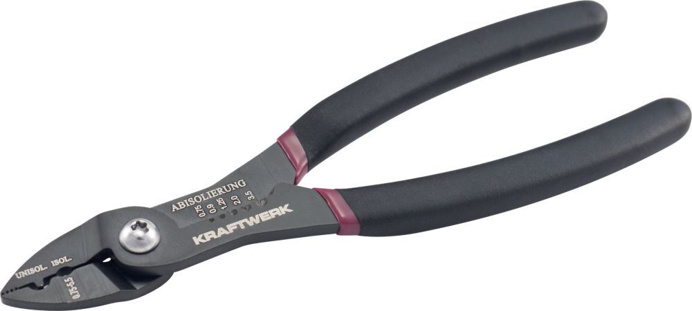 Produktbild KRAFTWERK Abisolier- und Kabelschuhzange Kombi