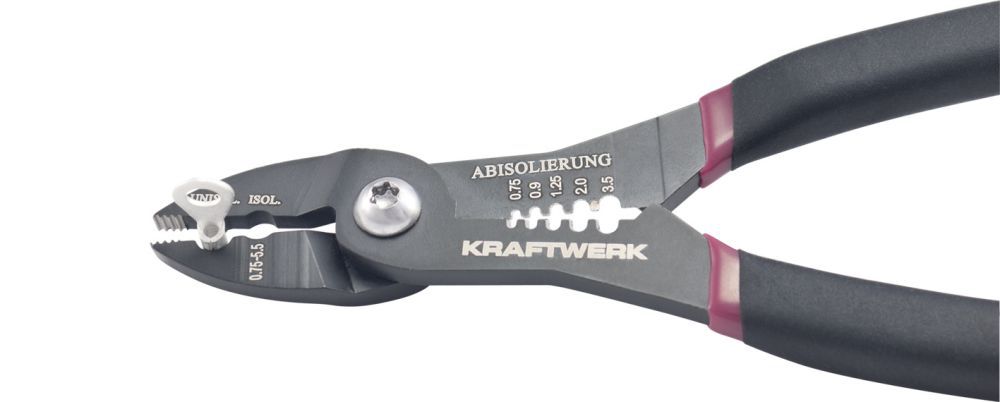 Produktbild KRAFTWERK Abisolier- und Kabelschuhzange Kombi bild 4