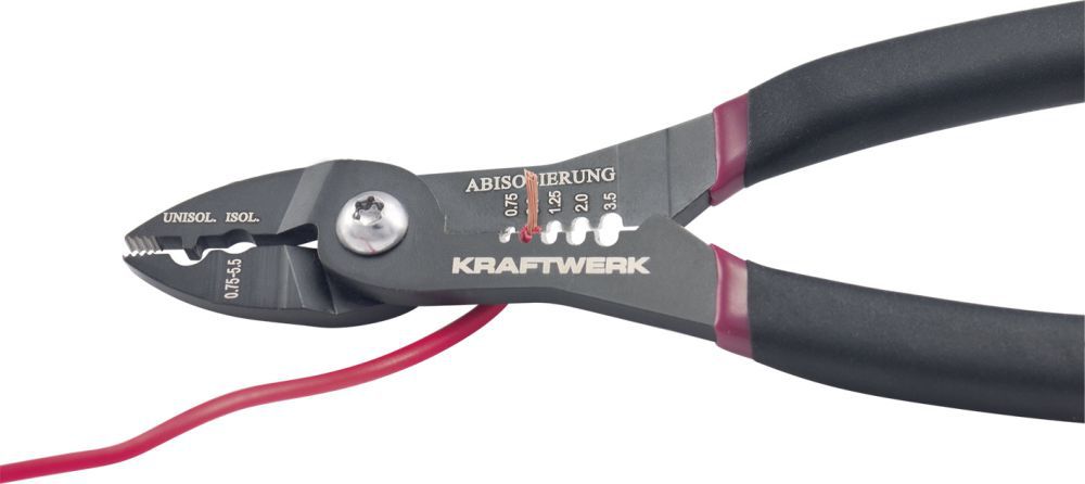 Produktbild KRAFTWERK Abisolier- und Kabelschuhzange Kombi bild 7