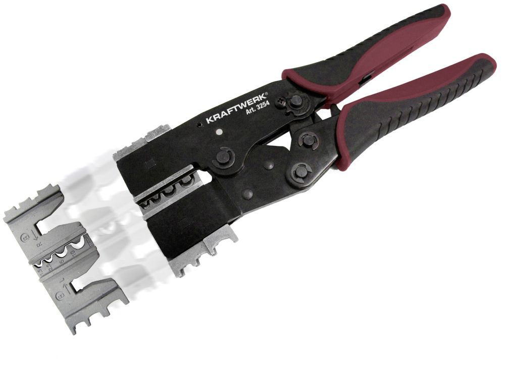 Produktbild KRAFTWERK Schnellwechsel Ratschen Hebel Crimpzange