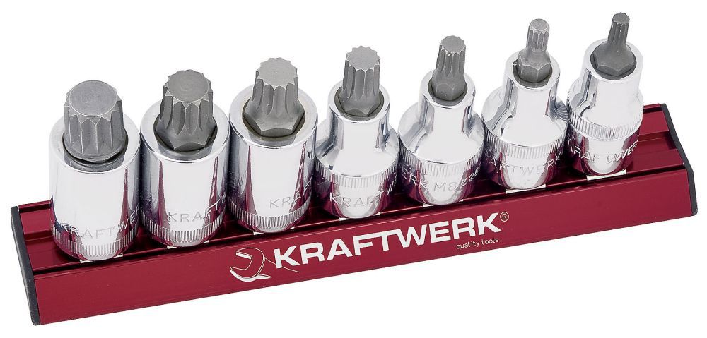 Produktbild KRAFTWERK XZN Bit Stecknusssatz MAGALU 1/2" 7 Teile