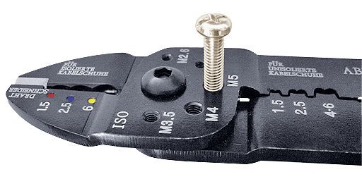 Produktbild KRAFTWERK Kombi Abisolier und Kabelschuhzange 5 in 1 bild 3