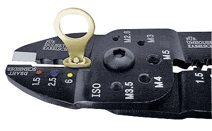 Produktbild KRAFTWERK Kombi Abisolier und Kabelschuhzange 5 in 1 bild 4