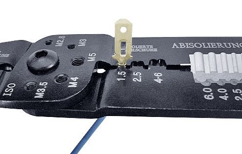 Produktbild KRAFTWERK Kombi Abisolier und Kabelschuhzange 5 in 1 bild 5