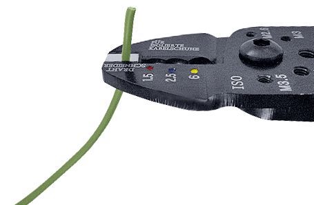 Produktbild KRAFTWERK Kombi Abisolier und Kabelschuhzange 5 in 1 bild 6