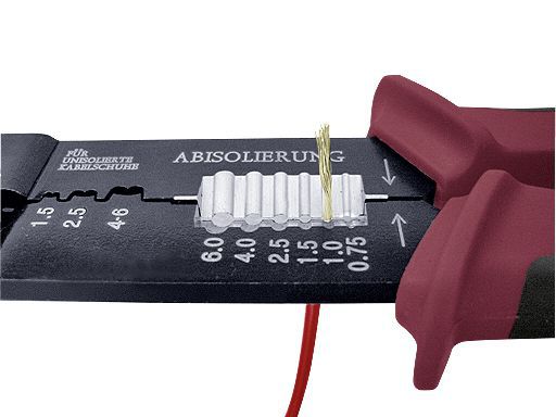 Produktbild KRAFTWERK Kombi Abisolier und Kabelschuhzange 5 in 1 bild 7