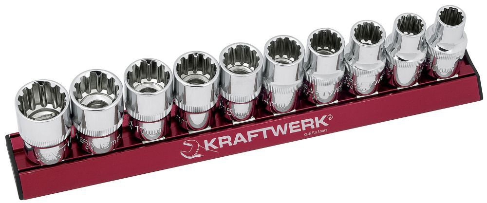 Produktbild KRAFTWERK COMBI Stecknusssatz MAGALU 1/2" 10 Teile