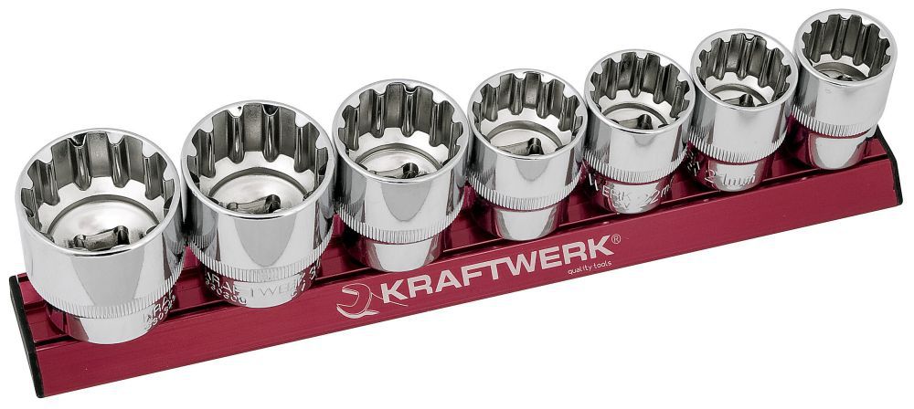 Produktbild KRAFTWERK COMBI Stecknusssatz MAGALU 1/2" 7 Teile