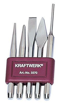 Produktbild KRAFTWERK Meissel Splintentreiber Durchschlagsatz 5 Teile