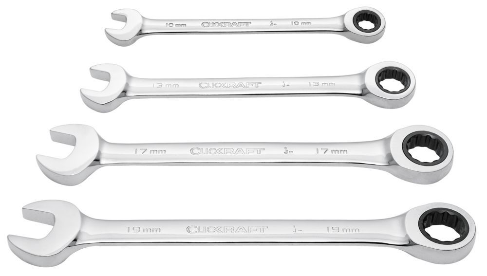 Produktbild KRAFTWERK Gabelring Ratschenschlüssel Satz 4 Teile