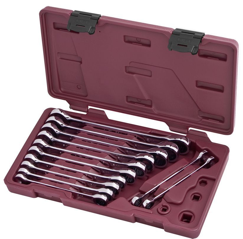 Produktbild KRAFTWERK Ringgabel Ratschenschlüssel Satz 12 Teile