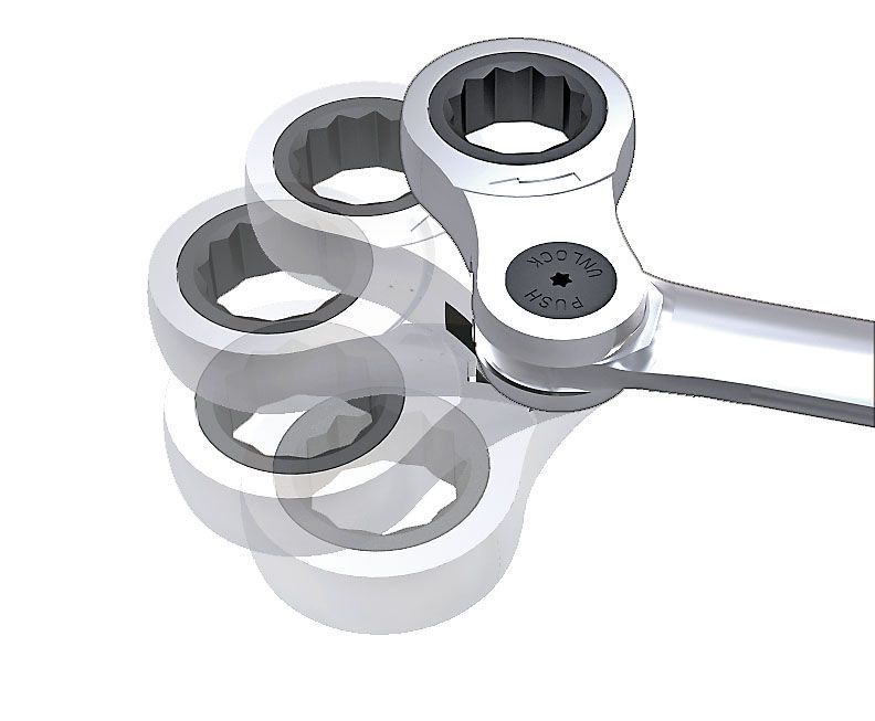 Produktbild KRAFTWERK Winkel Ratschenschlüssel CLICKRAFT 15 mm bild 3