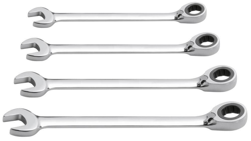 Produktbild KRAFTWERK Ratschen Ringmaulschlüssel Satz 4 Teile