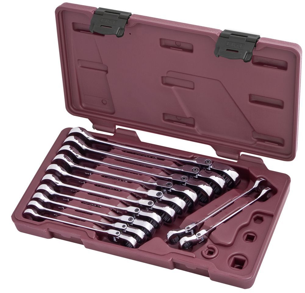 Produktbild KRAFTWERK Ratschen Ringmaulschlüssel Satz CLICKRAFT 12 Teile bild 2