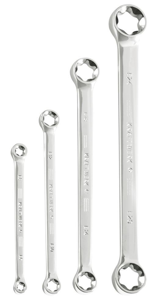 Produktbild KRAFTWERK Torx Doppelring Schlüsselsatz 4 Teile