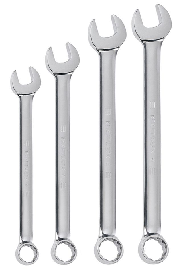 Produktbild KRAFTWERK Gabelringschlüsselsatz 24-32mm 4 Teile